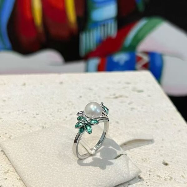 Enamel Color Craft Orchid Ring