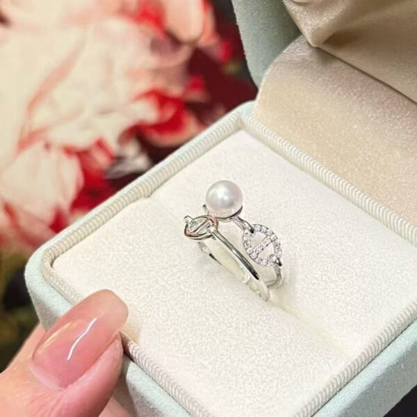 Pig Nose Shape Sterling Silver Ring